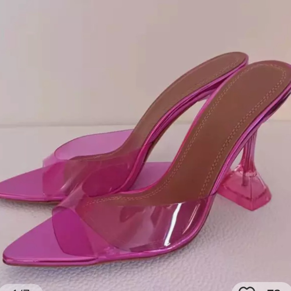 AMINA STYLE not Authentic Pink PVC Heels